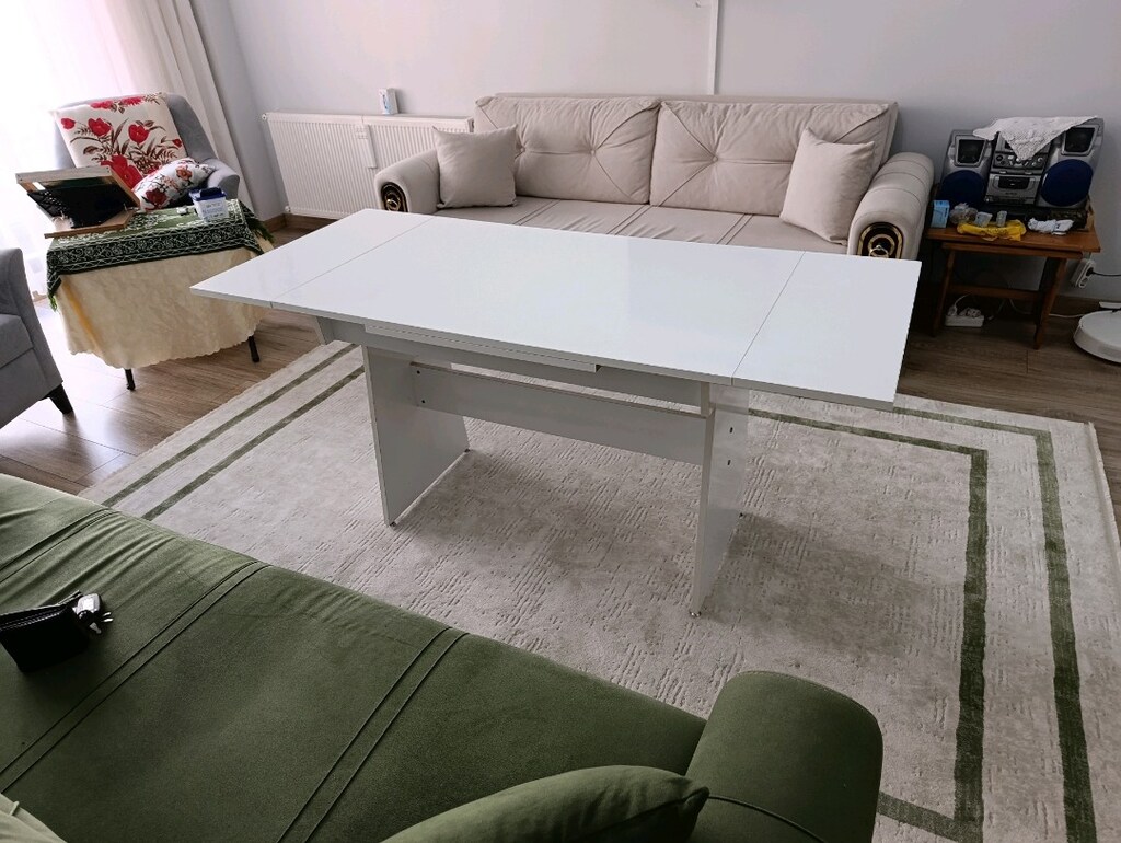 Yemek masası beyaz (BÜYÜYEN MASA) - 6