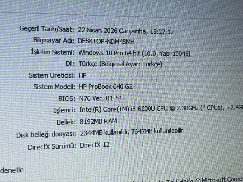 HP Probook 640 G2 İ5 6. NESİL LAPTOP - 6
