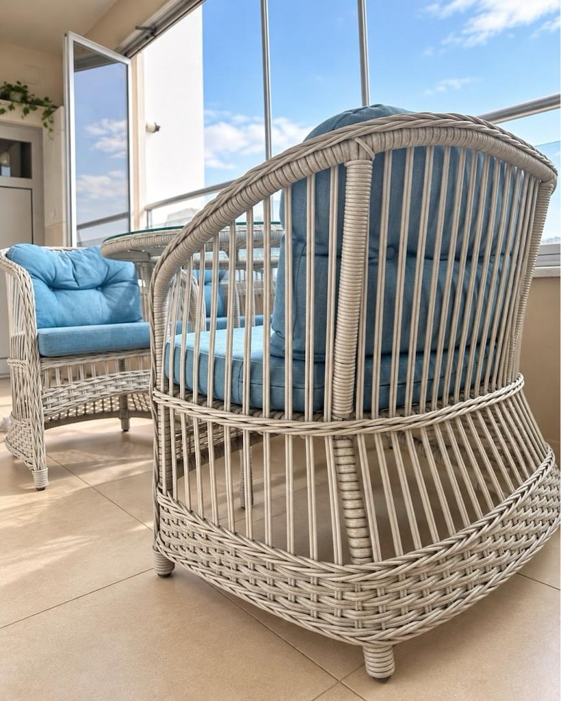 Tertemiz 4 Kişilik Rattan Balkon Takımı | Cam Masalı - 3