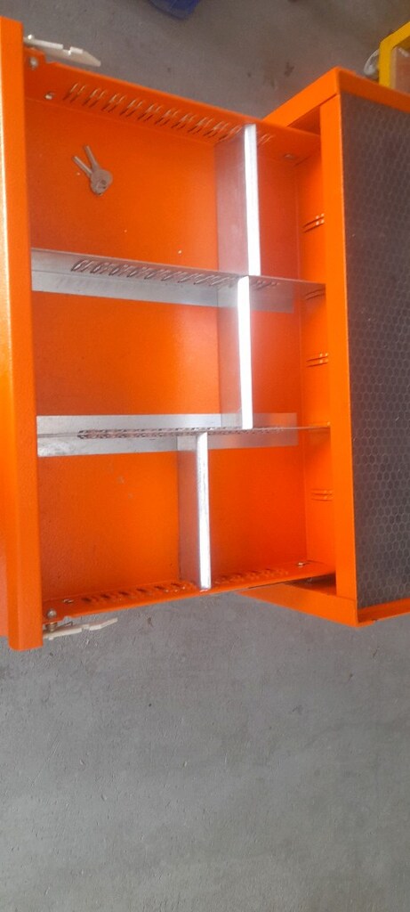 Temiz 1 Çekmeceli Kilitli Metal Takım Arabası / Servis Arabası (Tekerl - 3