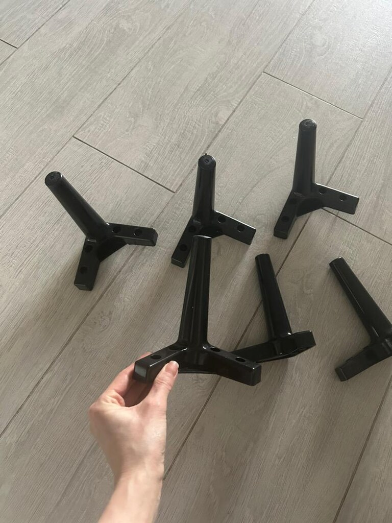 6 adet plastik mobilya ayağı - 4