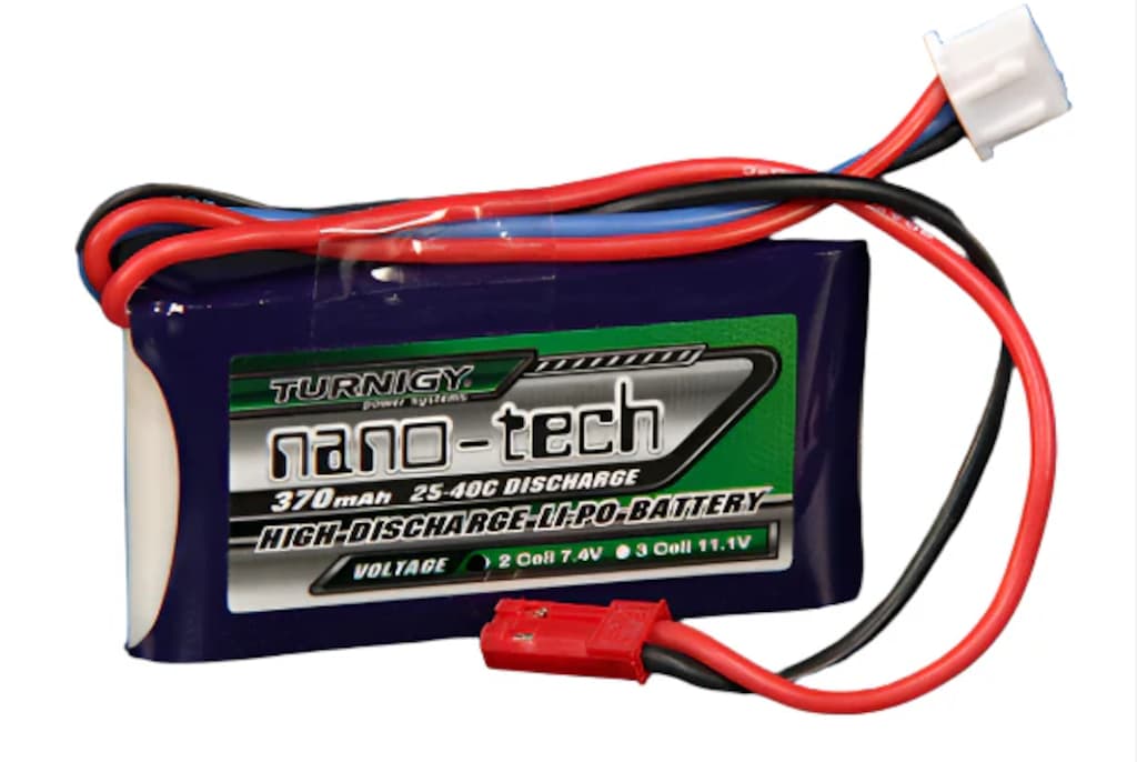 Turnigy nano-tech 7.4V 370mah 2S 25~40C Lipo Pil - 2