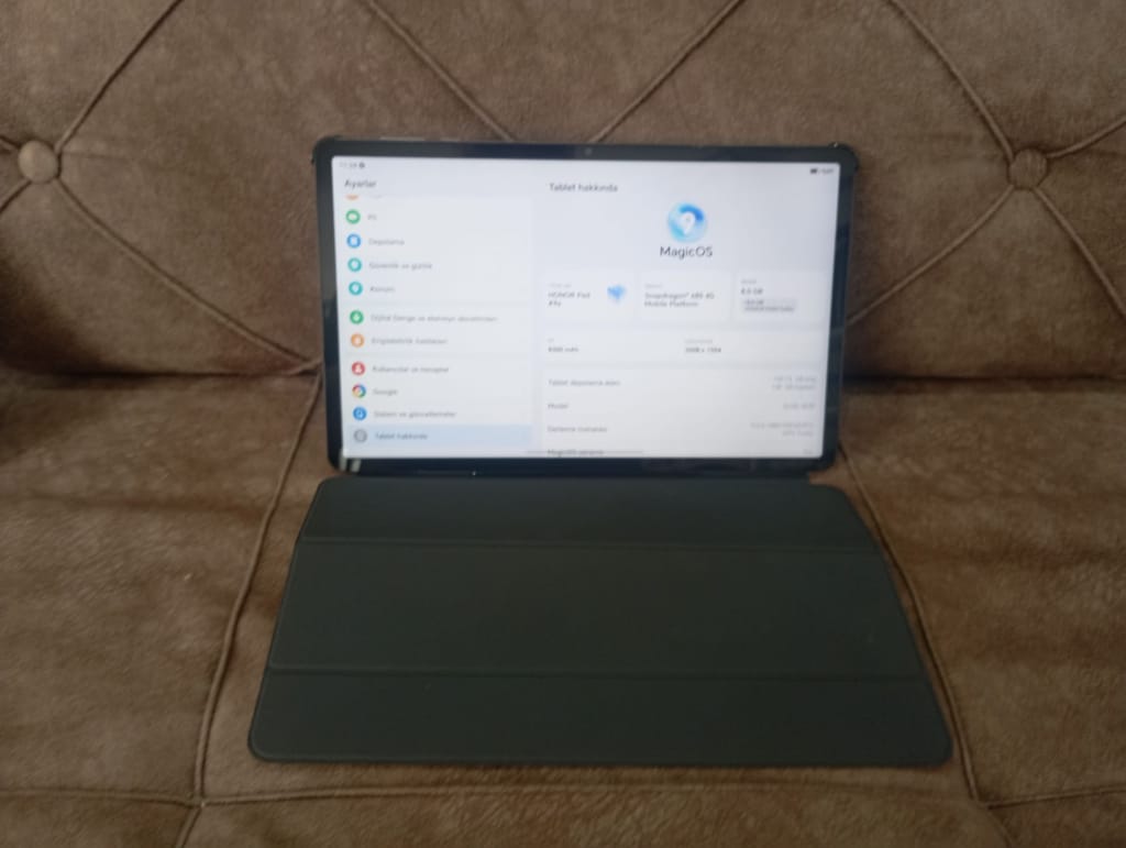 HONOR MAGİC TABLET DEV EKRAN KILIFI İLE FULL SET SÜPER FİYAT - 5