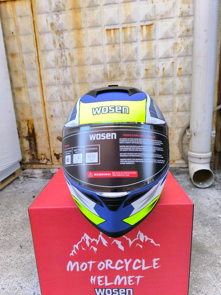 Motorsiklet Kaskı WOSEN Çene Açılır Güneş Vizörlü Sıfır Beden XL İzmir - 6