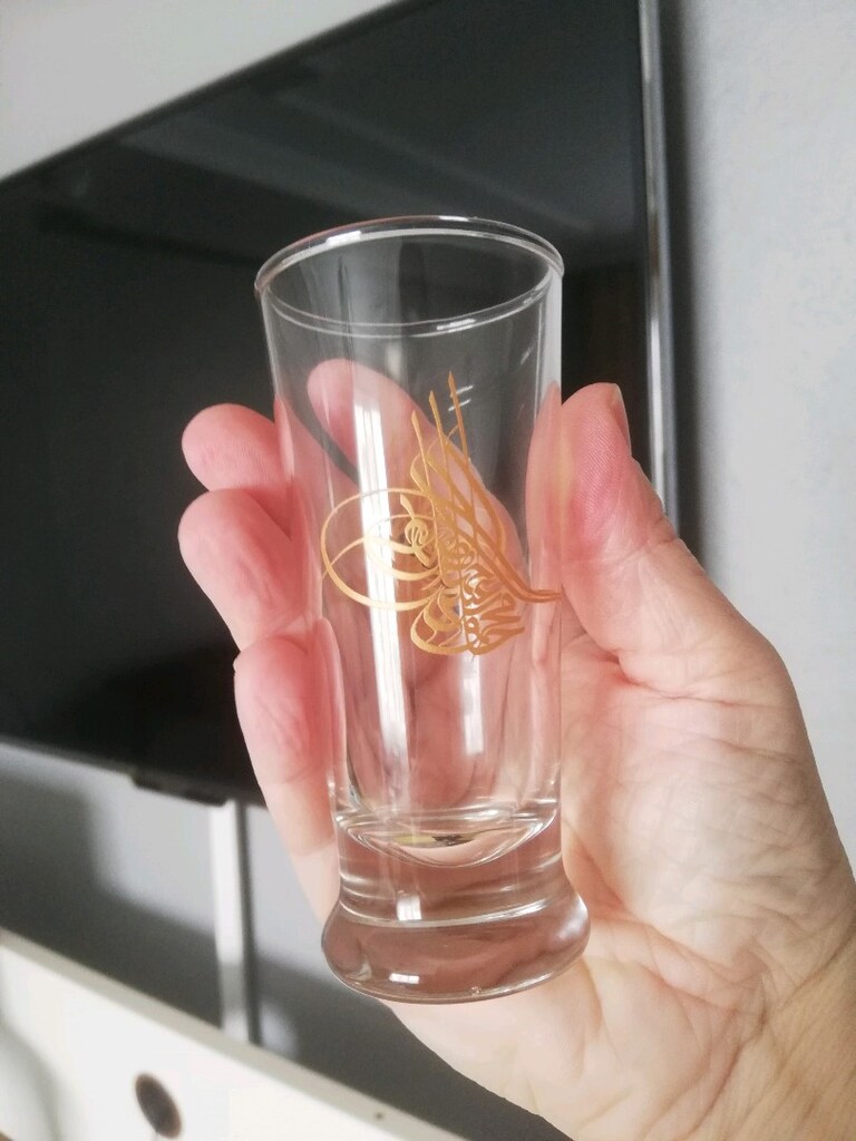 Sıfır urun tugra altın desenlı 5 lı - 5