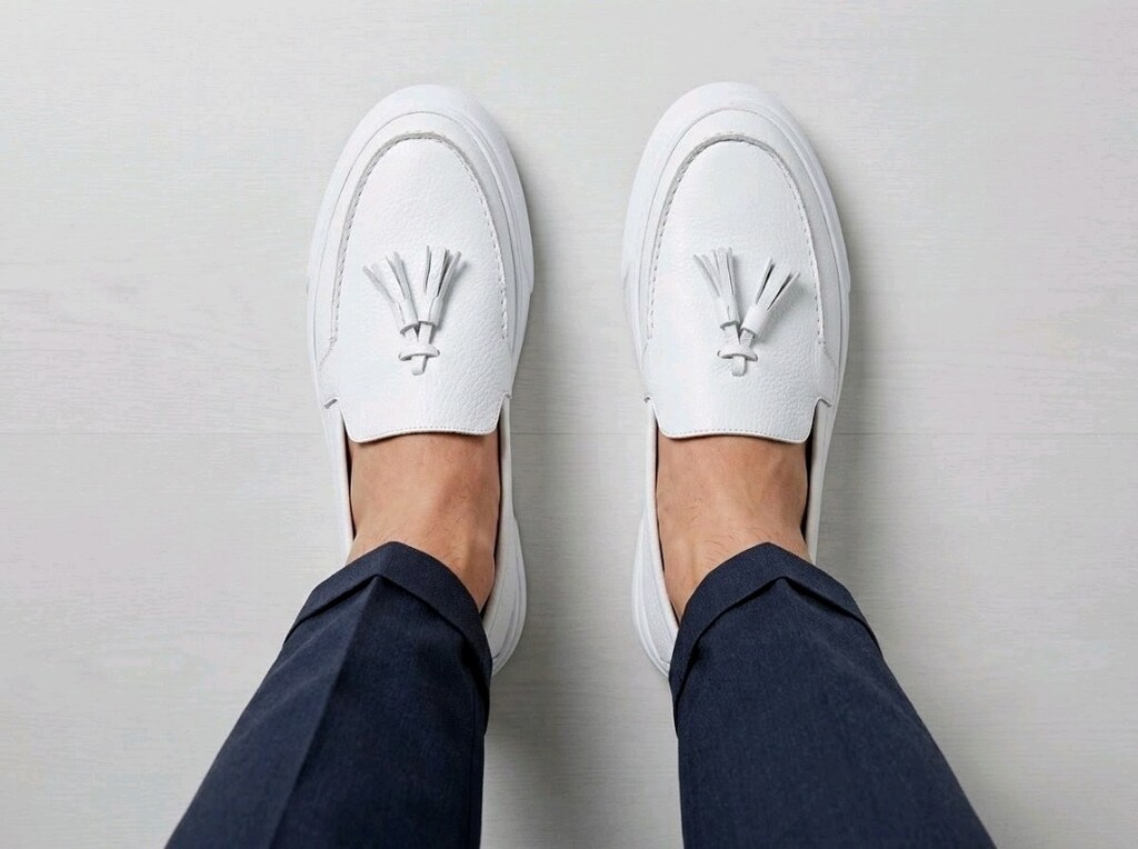 Hakiki Deri Günlük Loafer Beyaz (39-45) Erkek Ayakkabı Yeni - 8