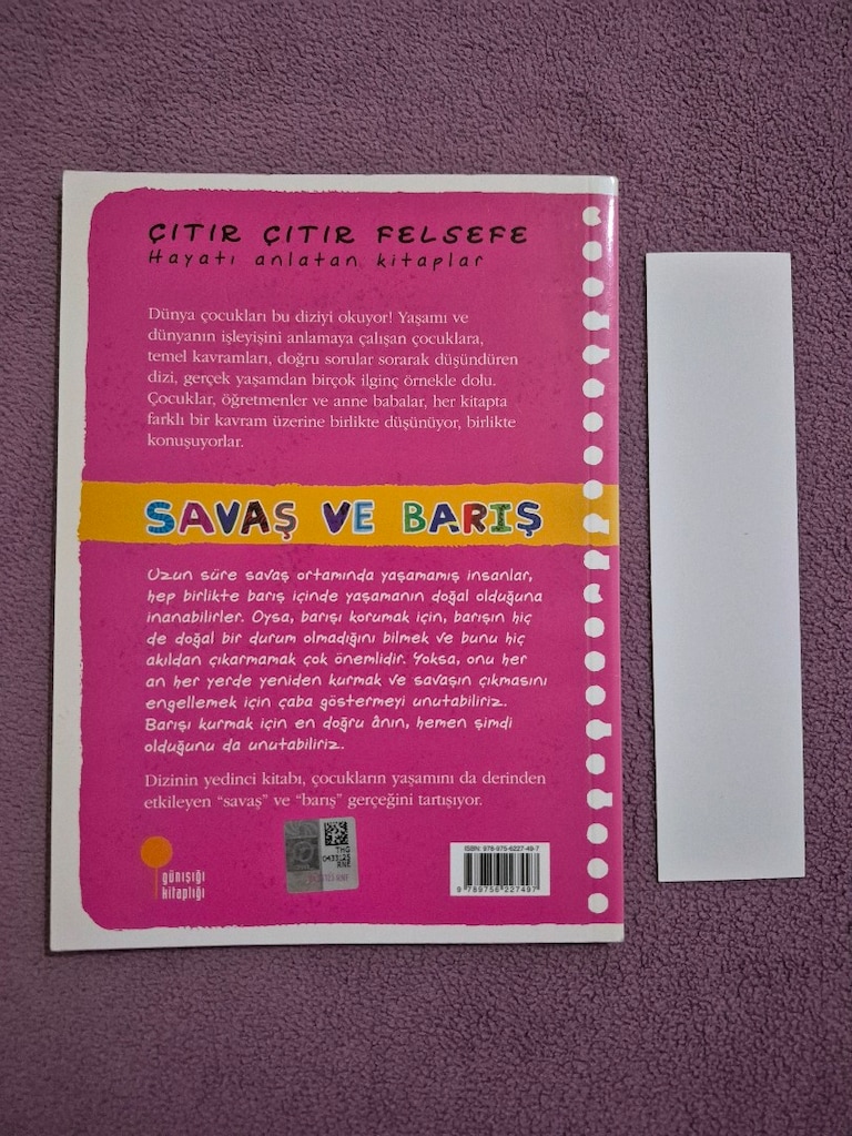 ÇITIR ÇITIR FELSEFE SAVAŞ VE BARIŞ - BRIGITTE LABBE MICHEL PUECH - 2