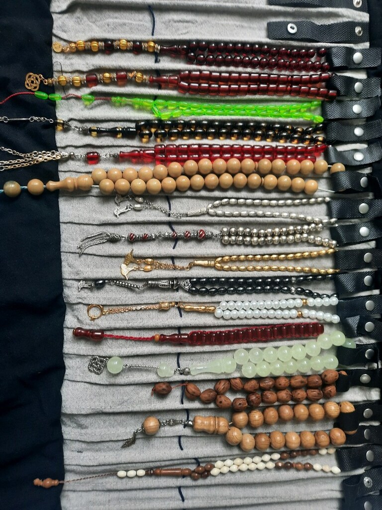 16li tesbih seti rulo çantasında - 2