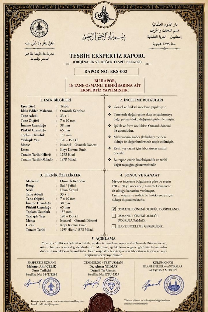 Osmanlı Kehribarları