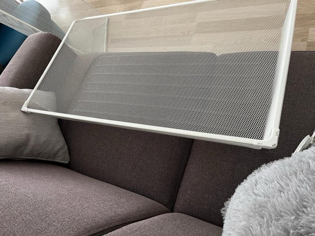 KOMPLEMENT ikea raylı tel sepet, beyaz, 100x58 cm - 3
