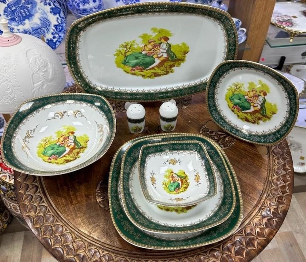 Fragonard desen iran porselen yemek takımı - 4