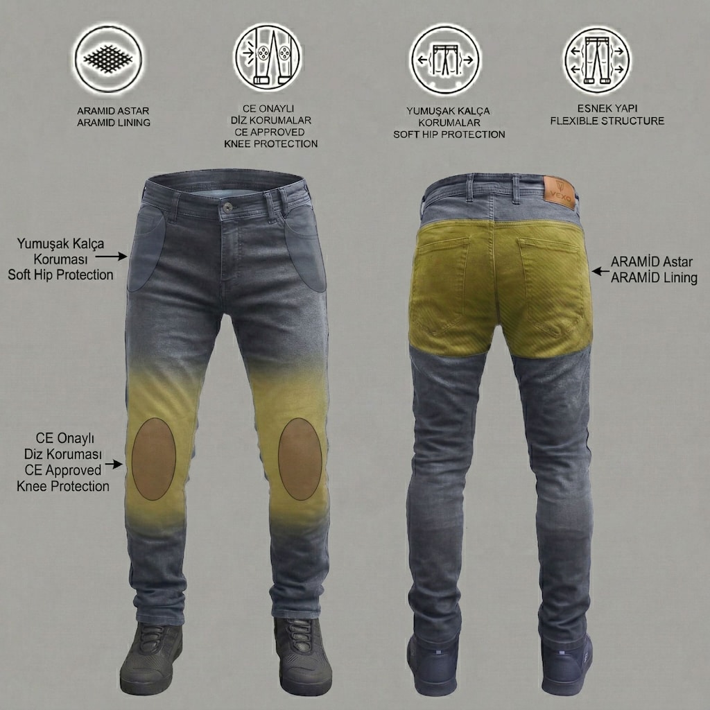 VEXO TITANS KOT PANTOLON SİYAH(BÜTÜN BEDENLER MEVCUT) - 6