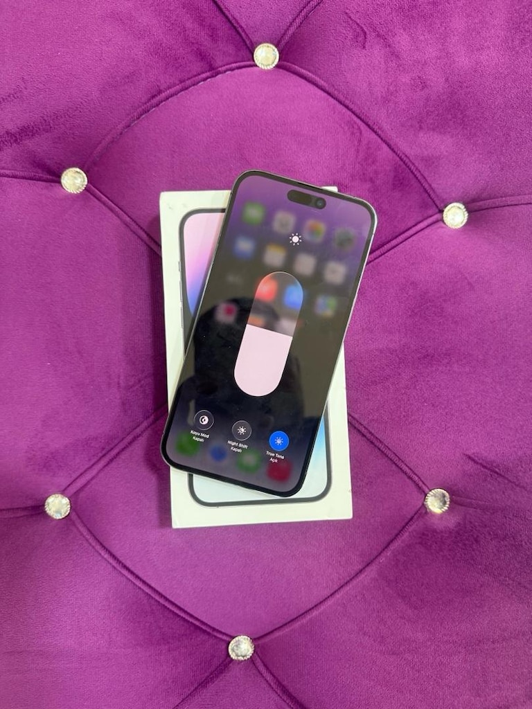 İPHONE 14 PRO MAX 256 GB DERİN MOR PİL 92 HATASIZ DEĞİŞENSİZ ORJİNAL - 3