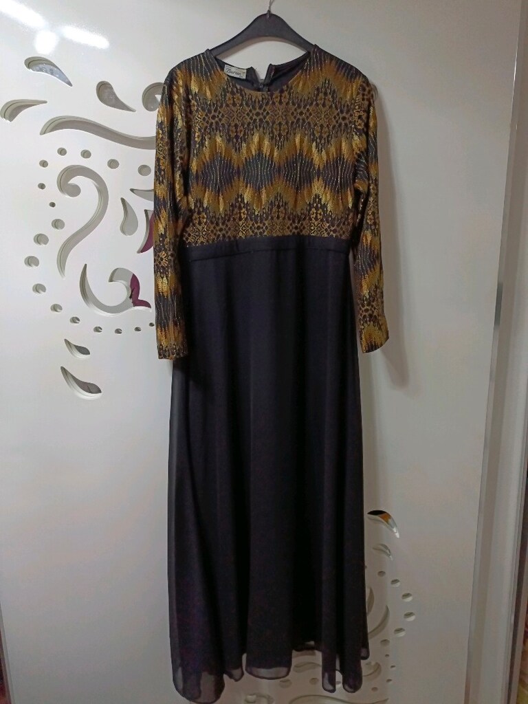 Siyah Abiye elbise - 7