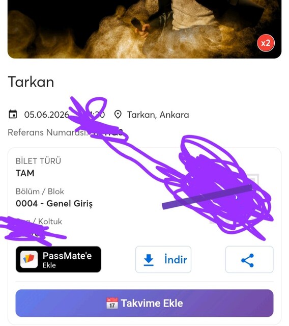 konser biyeti tarkan