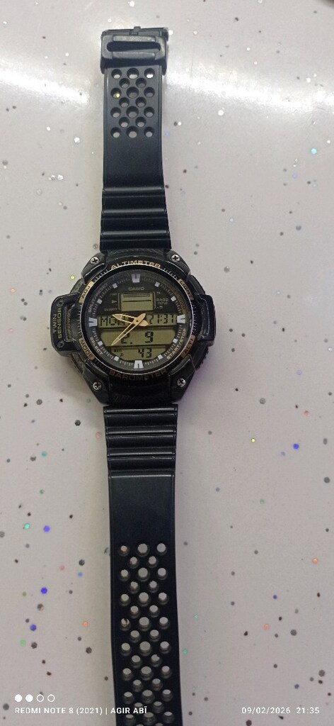 Casio dijital analog sgw 400h orijinal - 3