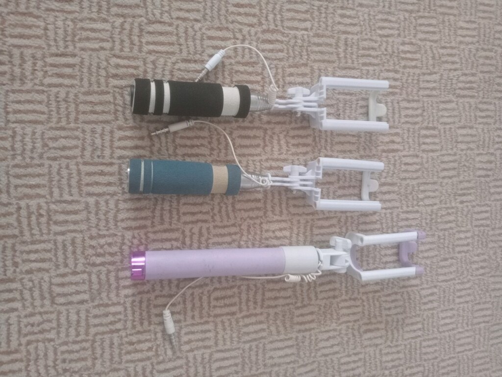 Kablolu Selfie çubukları - 2