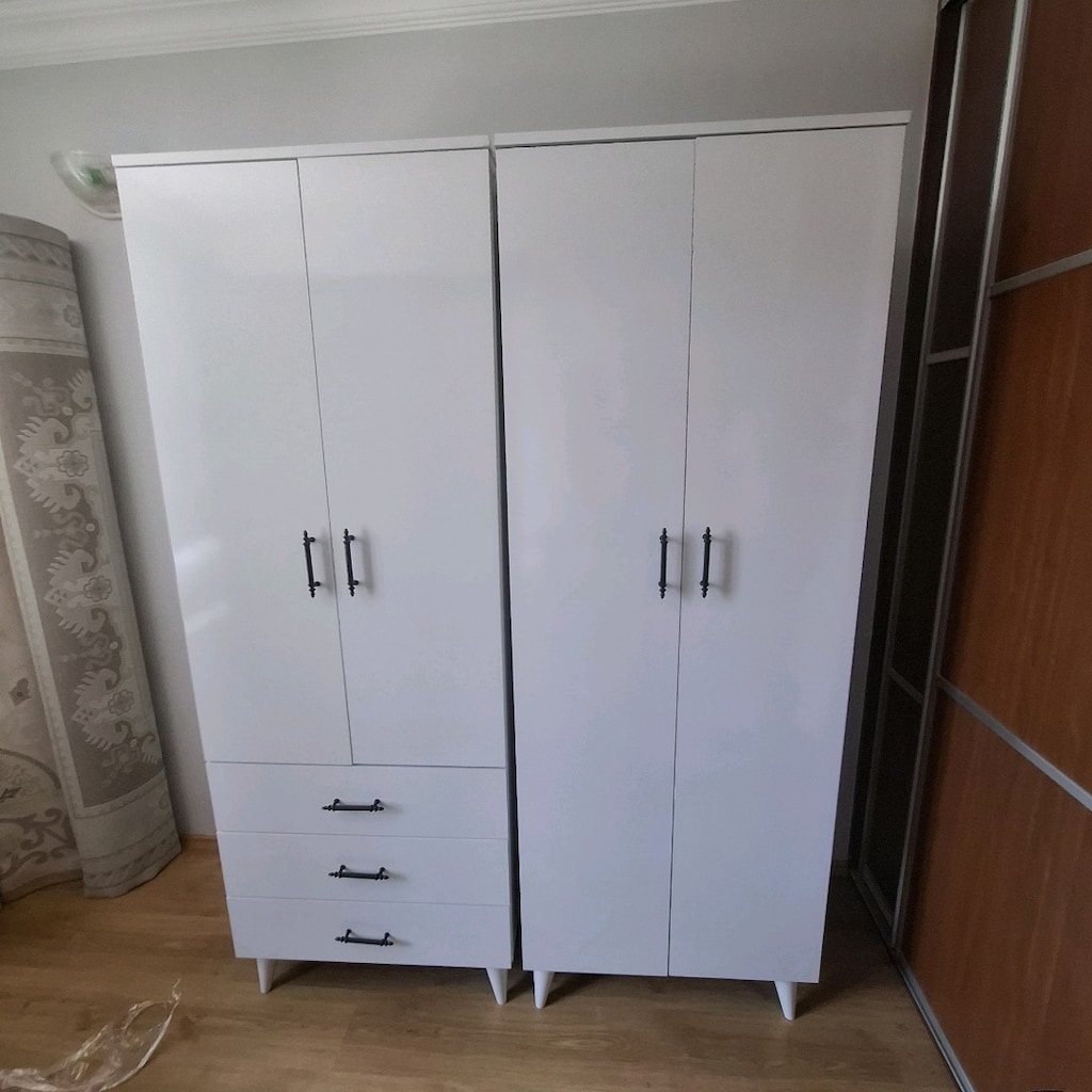 *SIFIR* Gardrop dolap gardırop elbise dolabı NAKLİYE BİZDEN - 9