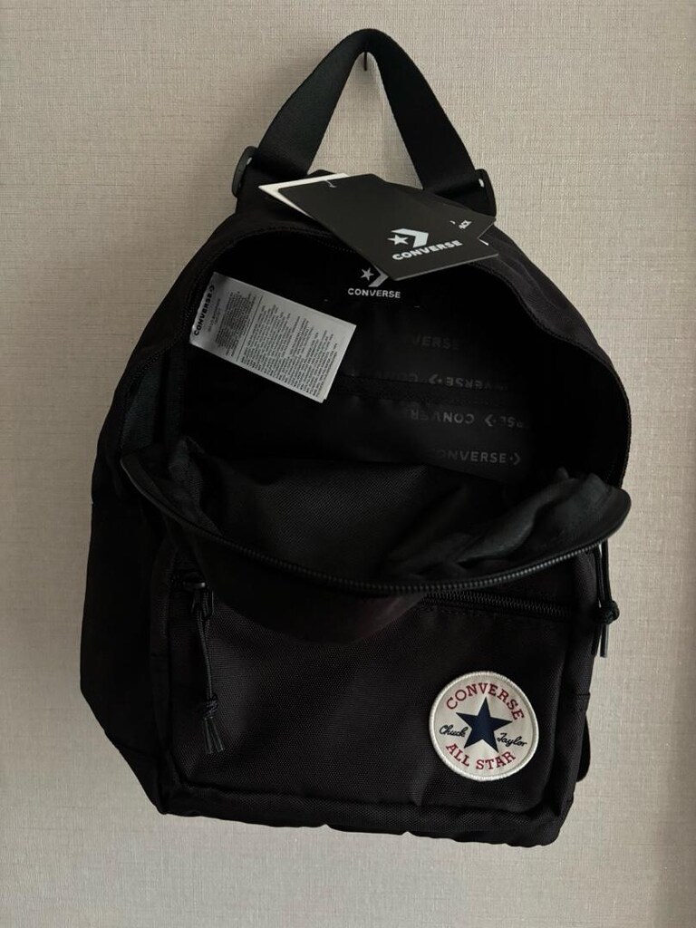 ORİJİNAL CONVERSE UNİSEX SIRT ÇANTASI SİYAH RENK SIFIR ETİKETLİ - 8