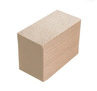 Kraft natural peçete 24*24 Garson katlama (1000 Adet)) - 2