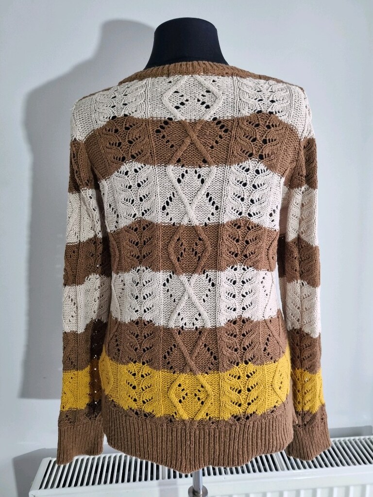 Bohem Renkli Örgü Kazak - 5
