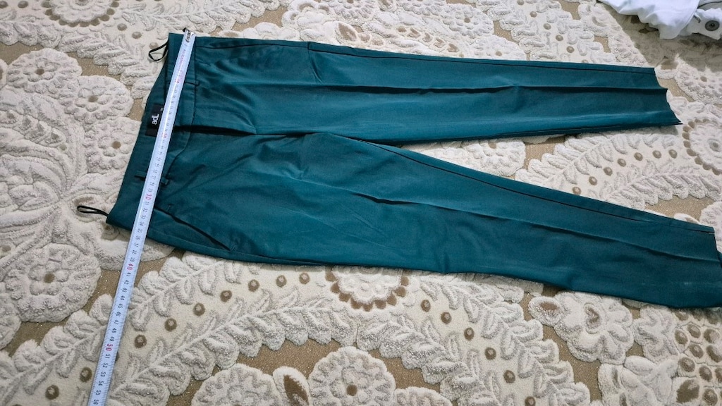 adil ışık markalı bayan saten kumaş pantolon - 3