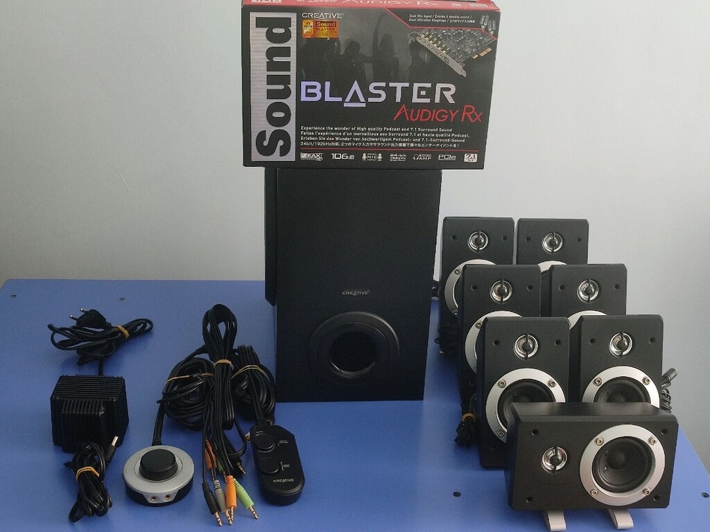 Creative İnspire T7700 + Audigy Rx 7+1 Deluxe Special Edition - 7