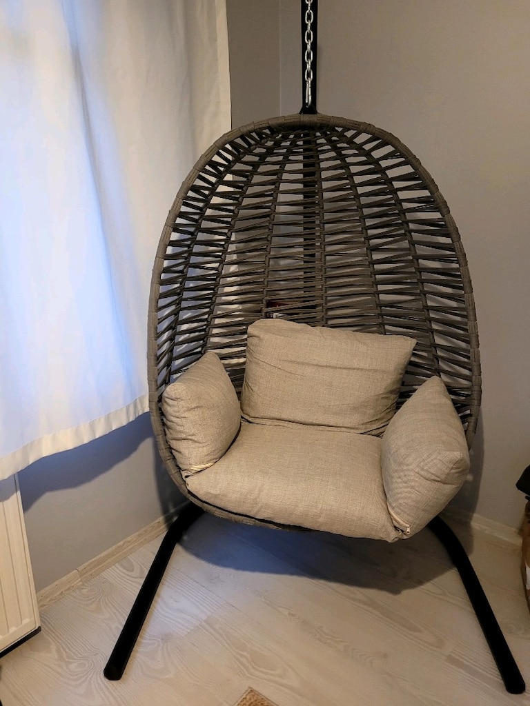 Vivense Tertemiz Rattan Balkon/Bahçe Salıncağı (Sıfır Ayarında) - 2