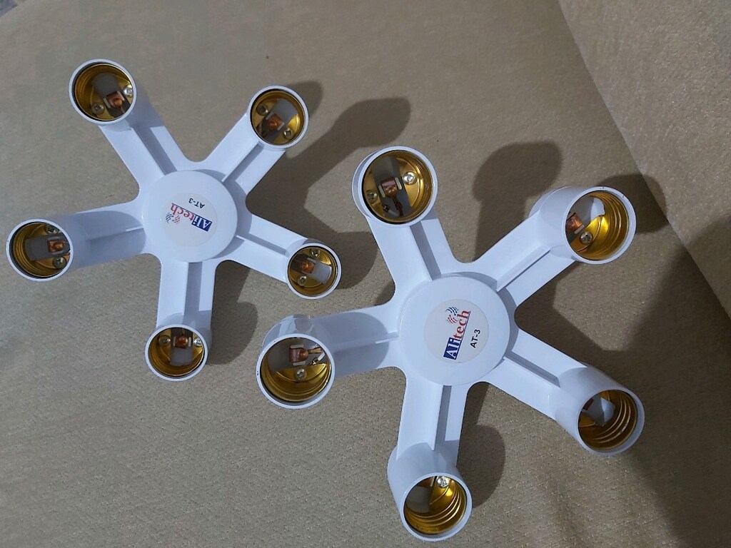 5 duylu E27 avize çoklayıcı - 3