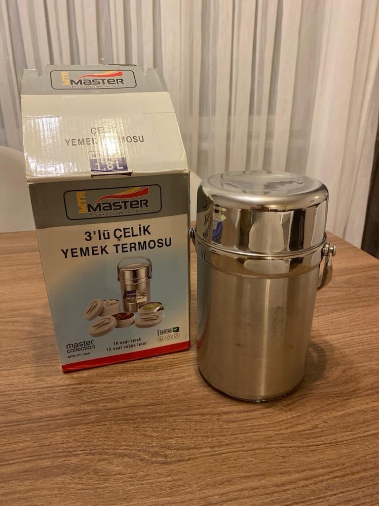 MASTER marka ÇELİK YEMEK TERMOSU