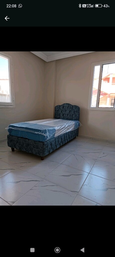 90/190 cm'lik baza Başlık yatak takım sandıklı baza - 4