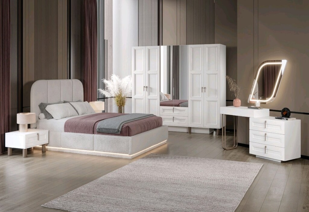 Yeni Sezon Yatak Odası Takımı SIFIR MDF KAPIDA ÖDEME - 4