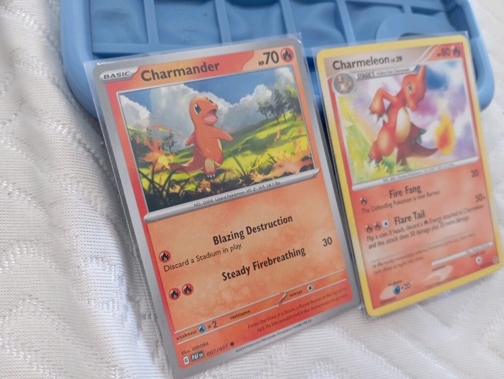 Carmender-charmelon pokemon evrim kartları - 2