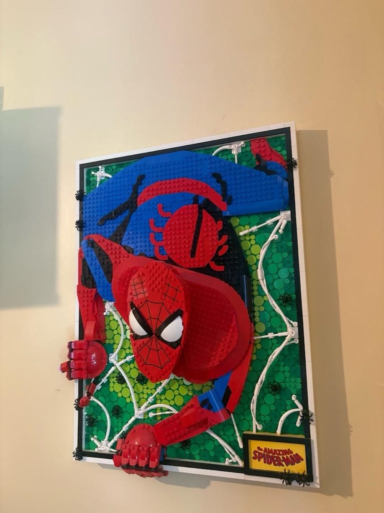 Spider Man Tablo Legosu Yapılmış - 3