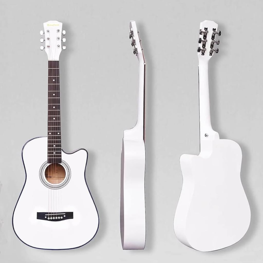 ROSEFINCH 38" Akustik Gitar + 12 Parça Aksesuar Seti
