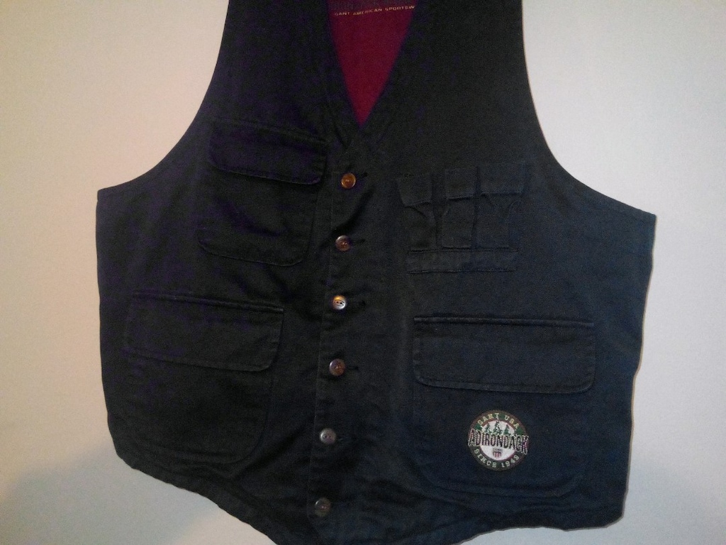 Gant kanvas vintage yelek Adirondac modeli L en 55 — görsel 4/15