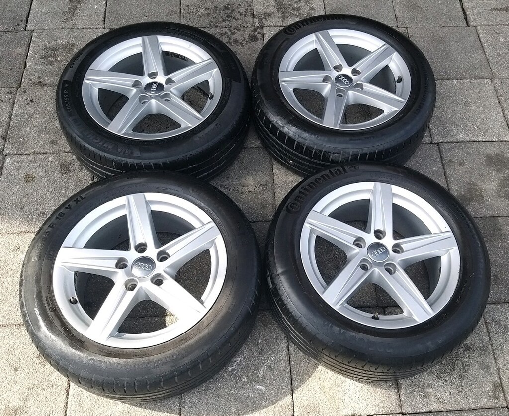 205 55 16 ORJİNAL JANT LASTİK TAKIMI AUDİ CADDY JETTA GOLF AUDİ PASSAT - 7