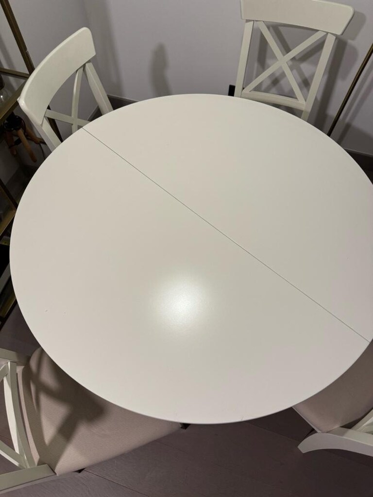 ikea masa ve 4 kisilik sandalye takimi - 4