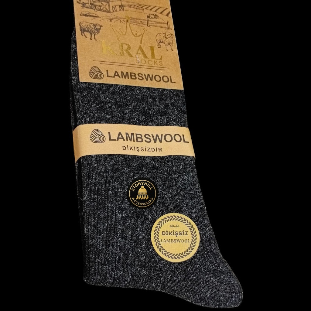 Toptan Çorap Lambswool Kışlık Premium Çorap - 4