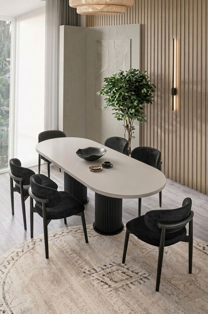 Sıfır , %100 MDF , Modern Bohem Açılan Masa - Aytaşı , Siyah - 10