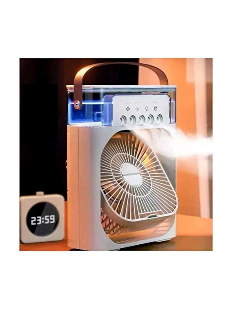 Coverzone Mini Buharlı Hava Soğutucu, Taşınabilir Portatif Klima, Mobi - 2