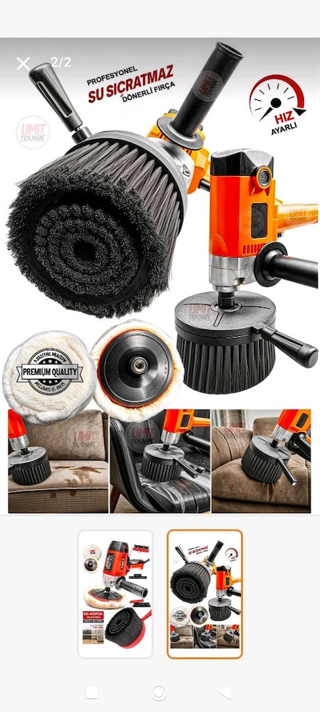 Kiralık Koltuk Yıkama Makinesi + Fırçalama Makinesi + Leke Çıkarıcı - 4