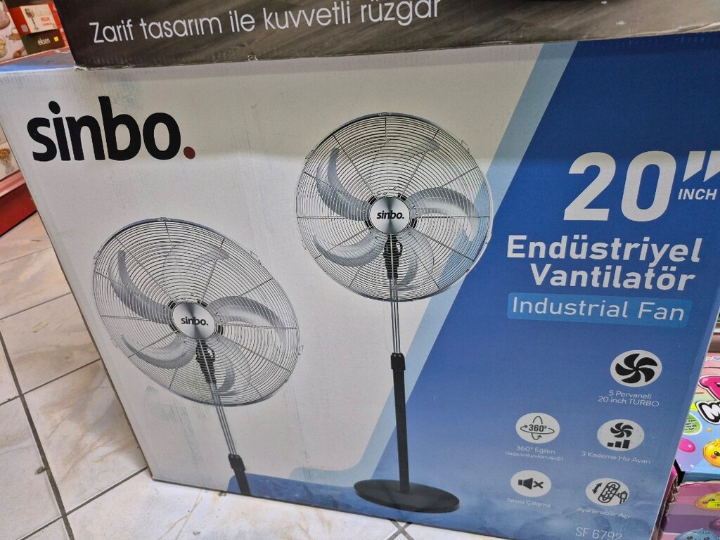 Sıfır sinbo vantilatör 2 yıl garantili - 5