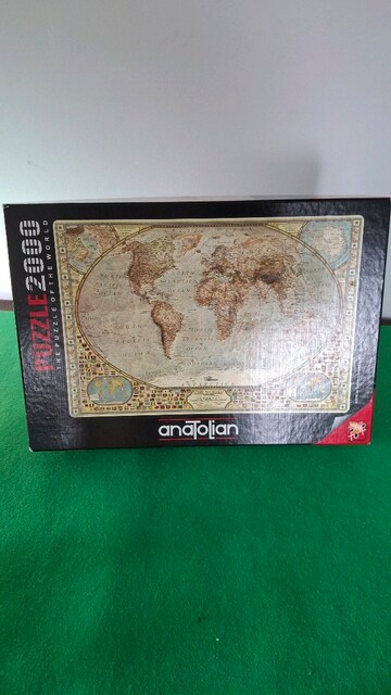 2000 parça dünya haritası puzzle