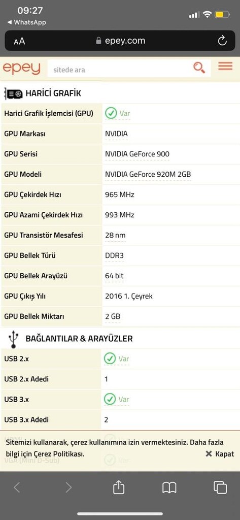 Acer Aspire F5 Laptop - 9