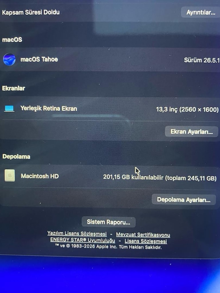 Macbook Air M1 2020 13” (TERTEMİZ) - 7