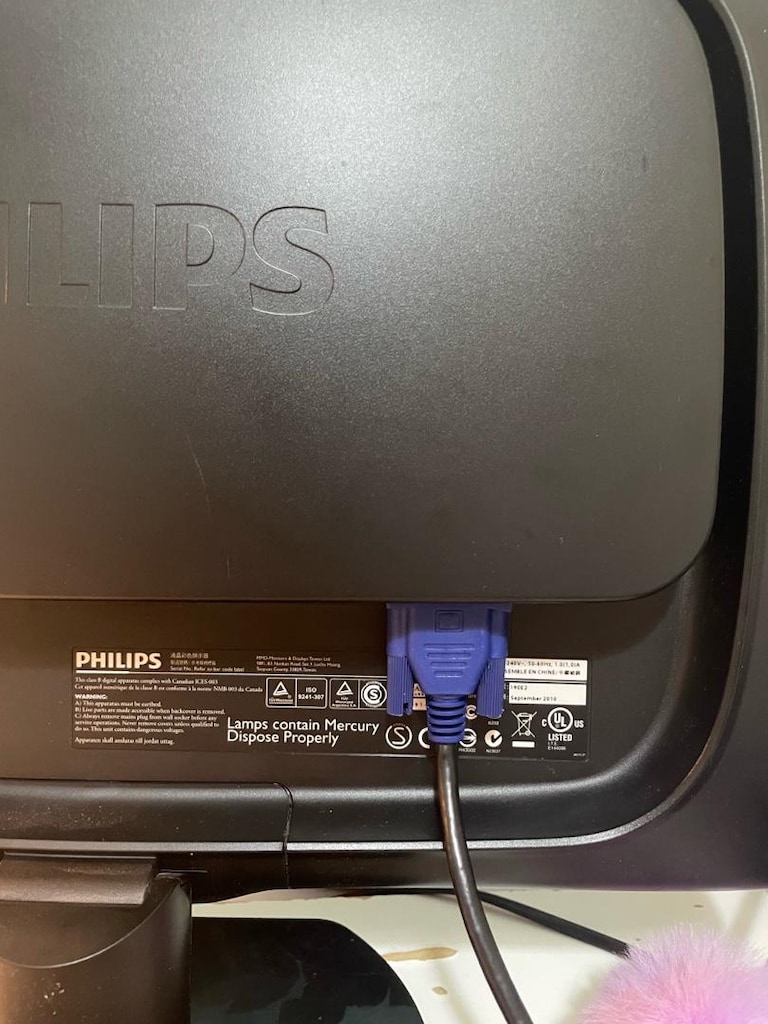 Temiz Philips 190E2 19" Geniş Ekran Monitör (Güvenlik / 2. Ekran İçin - 5