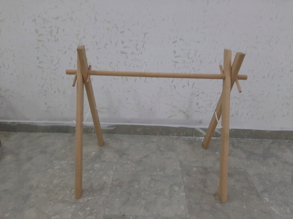 Doğal Ahşap Bebek Egzersiz Oyunu Aleti - 8