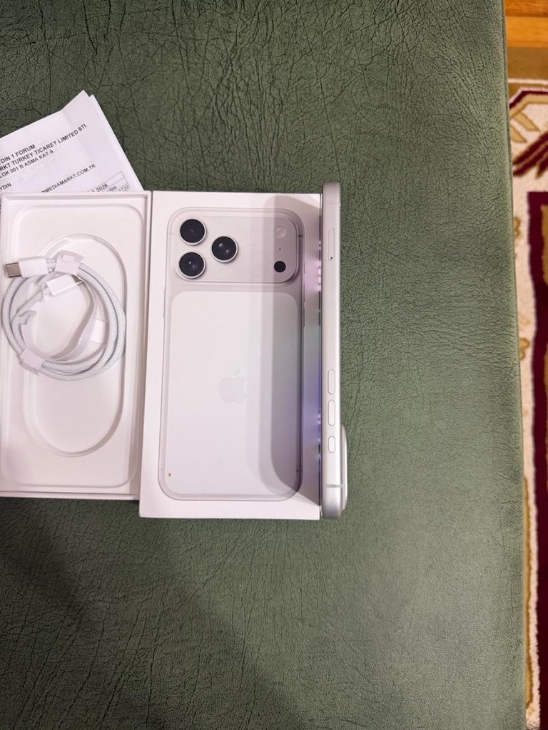 iphone 17pro max (21 ay garantili pil 100) - 5