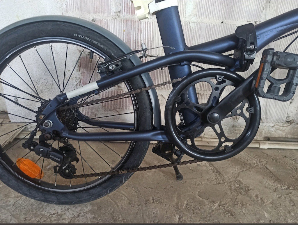 BTWİN TILTY 500 serisi 20 jant katlanır Shimano 7 vites alüminyum . - 7